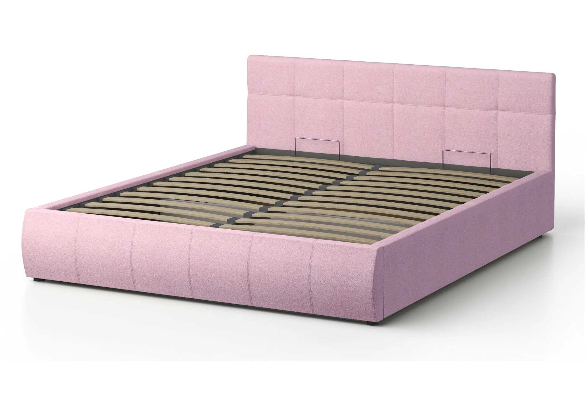 Różowe łóżko 120x200cm